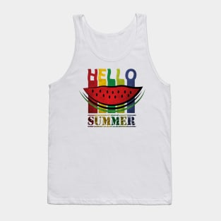 hello watermelon summer Tank Top